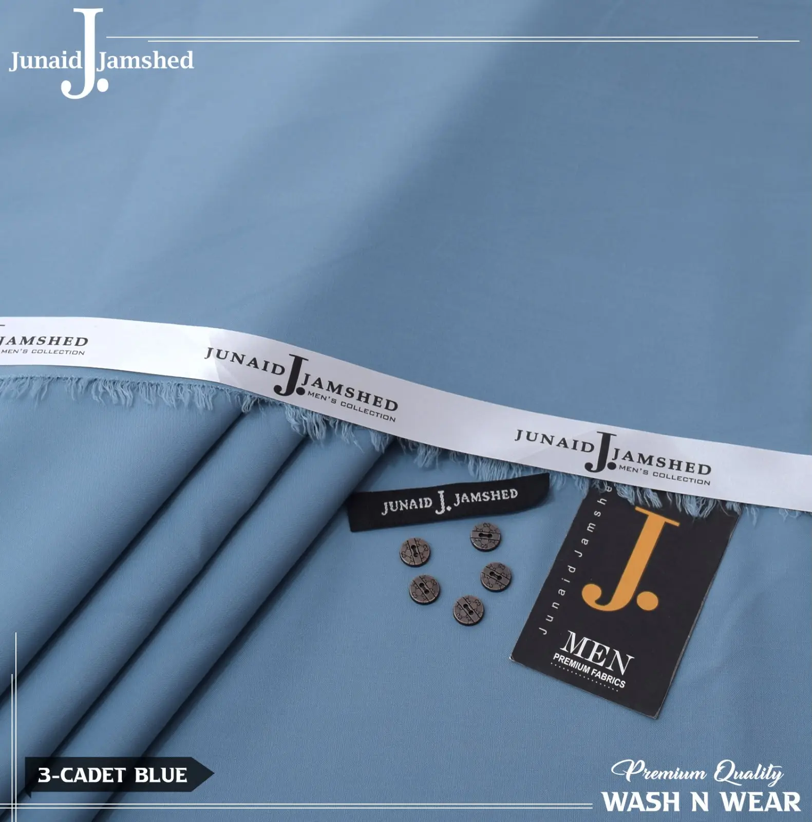 Premium Wash & Wear – Cadet Blue