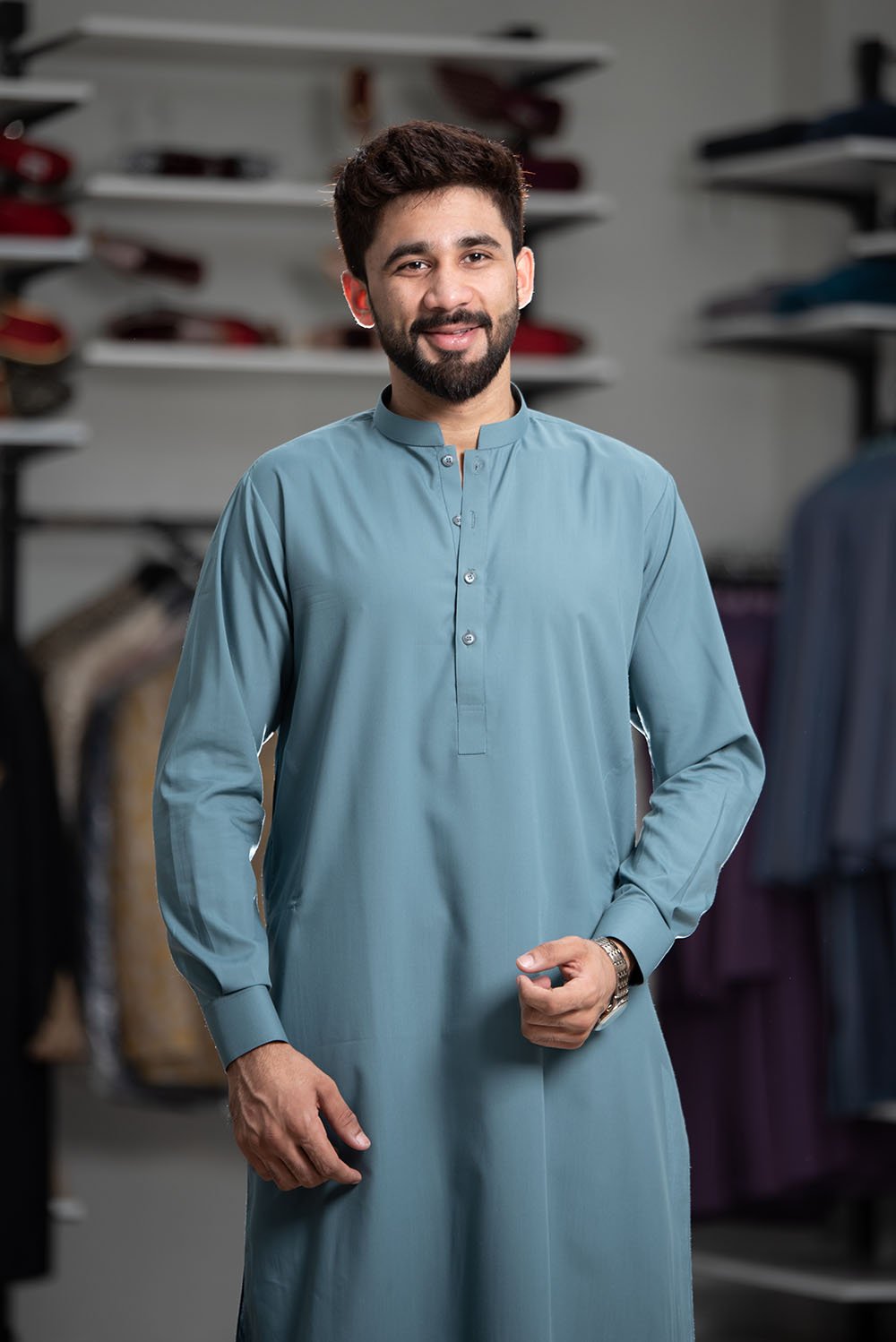 Premium Wash & Wear – Cadet Blue - Image 3